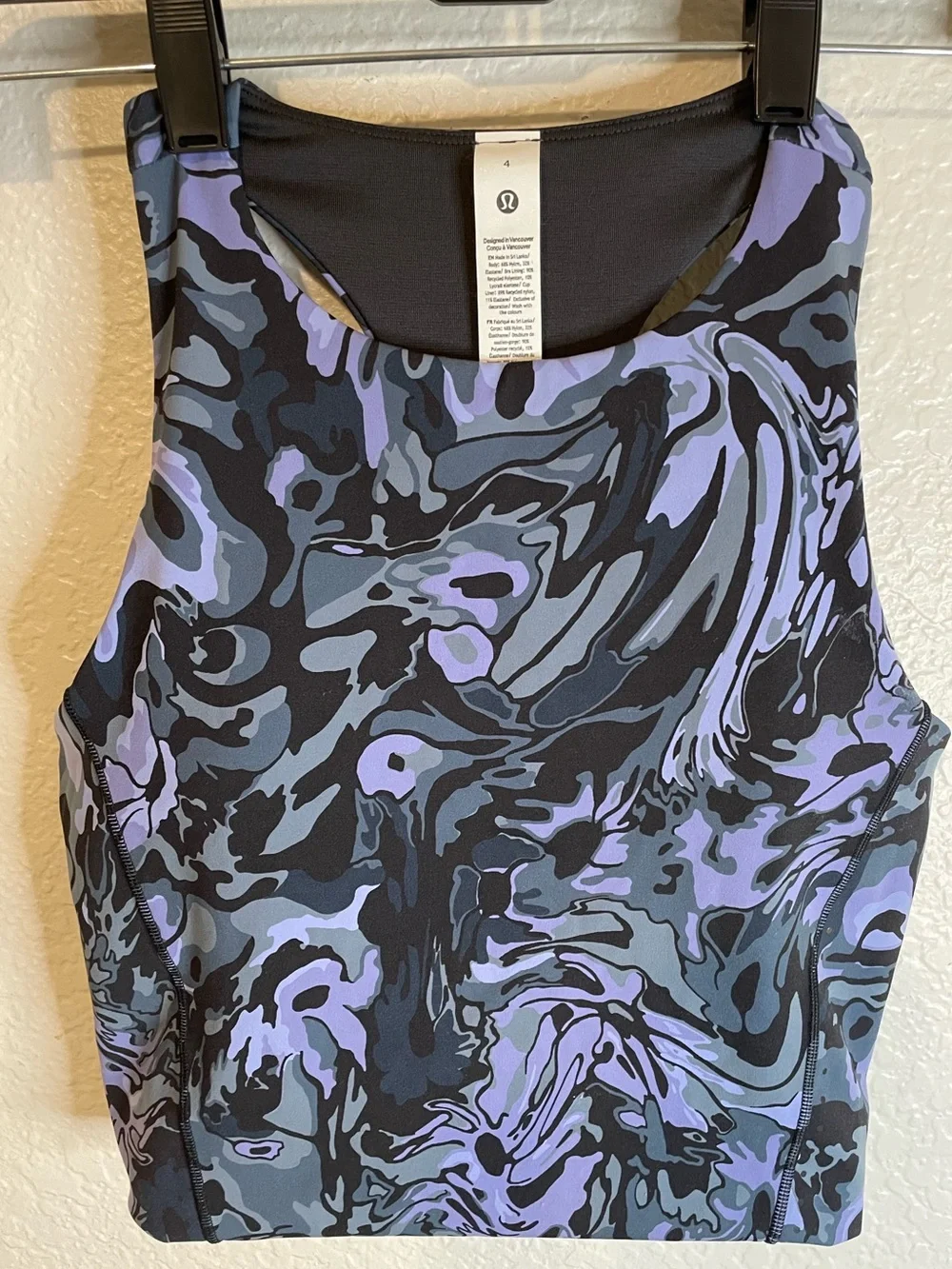 Lululemon Swift Speed Cropped Tank Top in Flower Meld Multi
